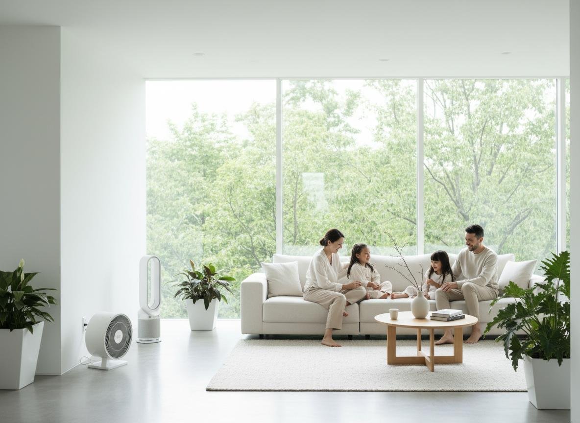 4-in-1 Fan in Living Room